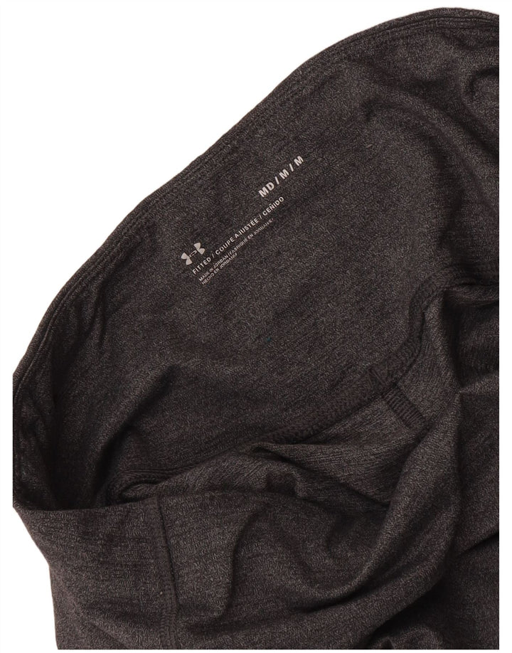 Under Armour Mulheres Capri Leggings UK 12 Médio Cinza