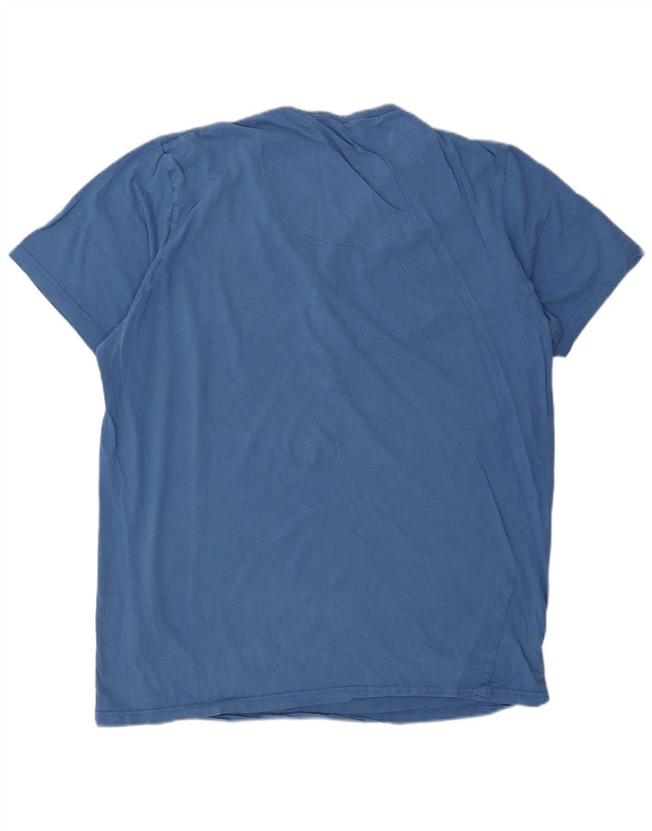 Camiseta masculina Jack & Jones Top 2XL algodão azul