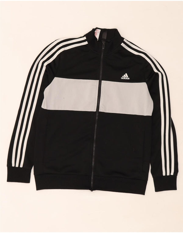 Jaqueta Adidas Meninos Treino Top 13-14 Anos Preto Colorblock