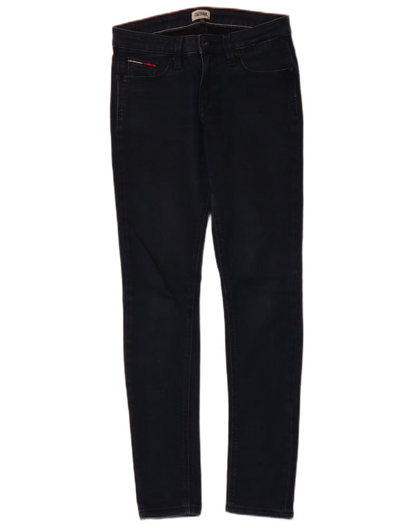 Jeans skinny feminino Tommy Hilfiger W26 L30 algodão azul marinho