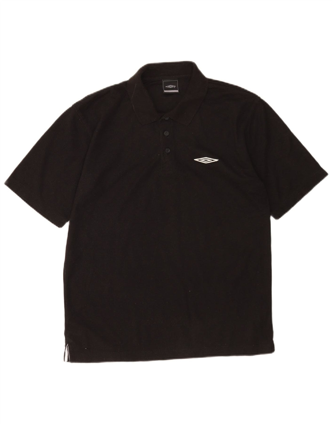 Camisa polo masculina Umbro médio preto poliéster