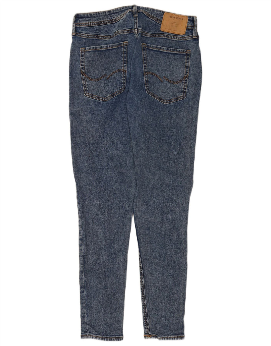 JACK & JONES Calça Jeans Masculina Slim W33 L32 Azul Algodão