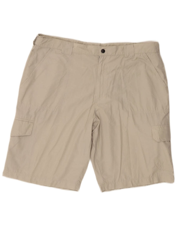 Shorts cargo masculino Marks & Spencer W40 XL algodão bege