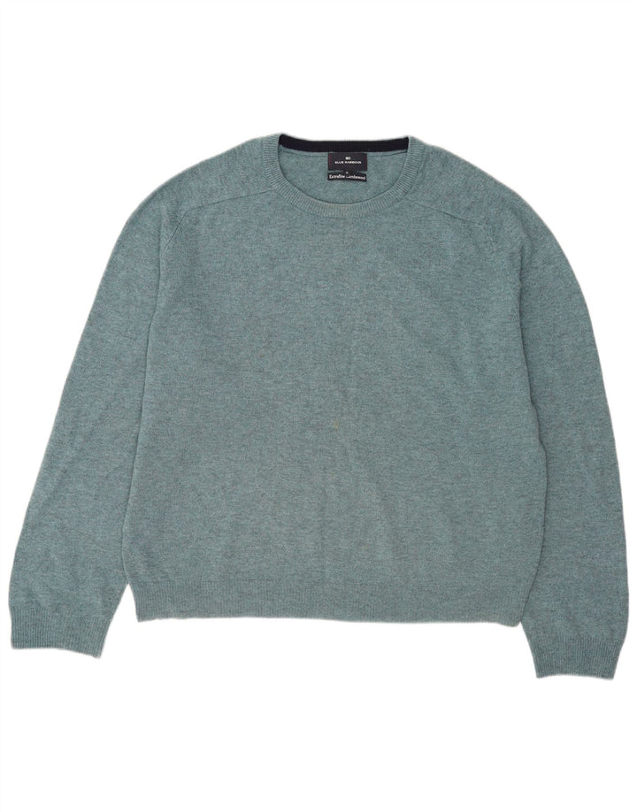 Suéter masculino Marks & Spencer Blue Harbor com gola redonda XL azul