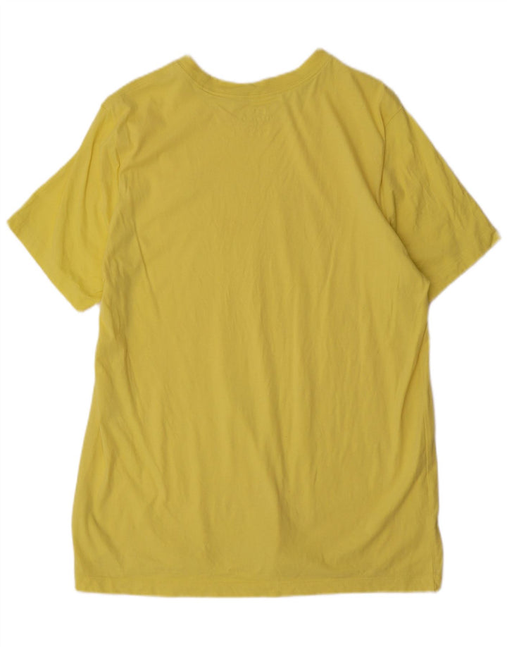 Camiseta masculina NIKE Top XL Amarelo Algodão
