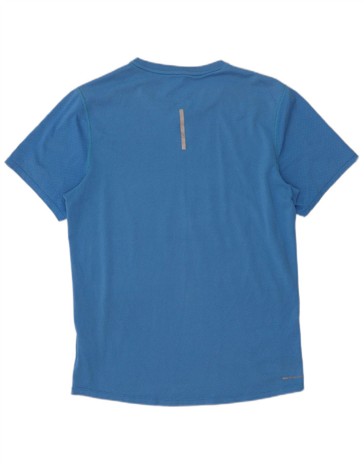 Camiseta masculina Nike Top pequeno azul poliéster