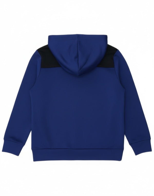 Suéter com capuz gráfico Canterbury Boys 9-10 anos azul colorblock