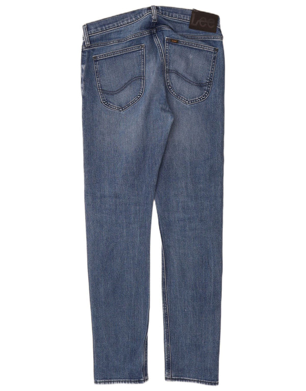 Lee Mens Luke Slim Jeans W30 L32 Azul Algodão