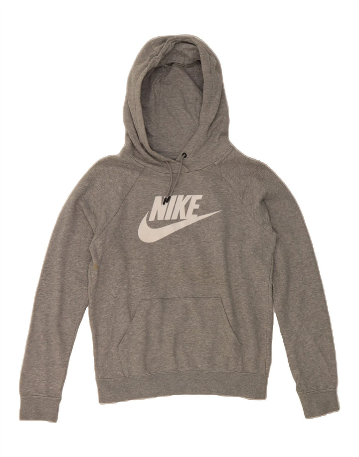 NIKE Mens Graphic Hoodie Jumper XS Grey Cotton Vintage Nike and Second-Hand Nike from Messina Hembry 