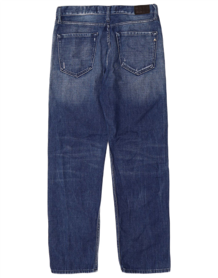 Replay feminino Marillard Straight Jeans W27 L29 Azul