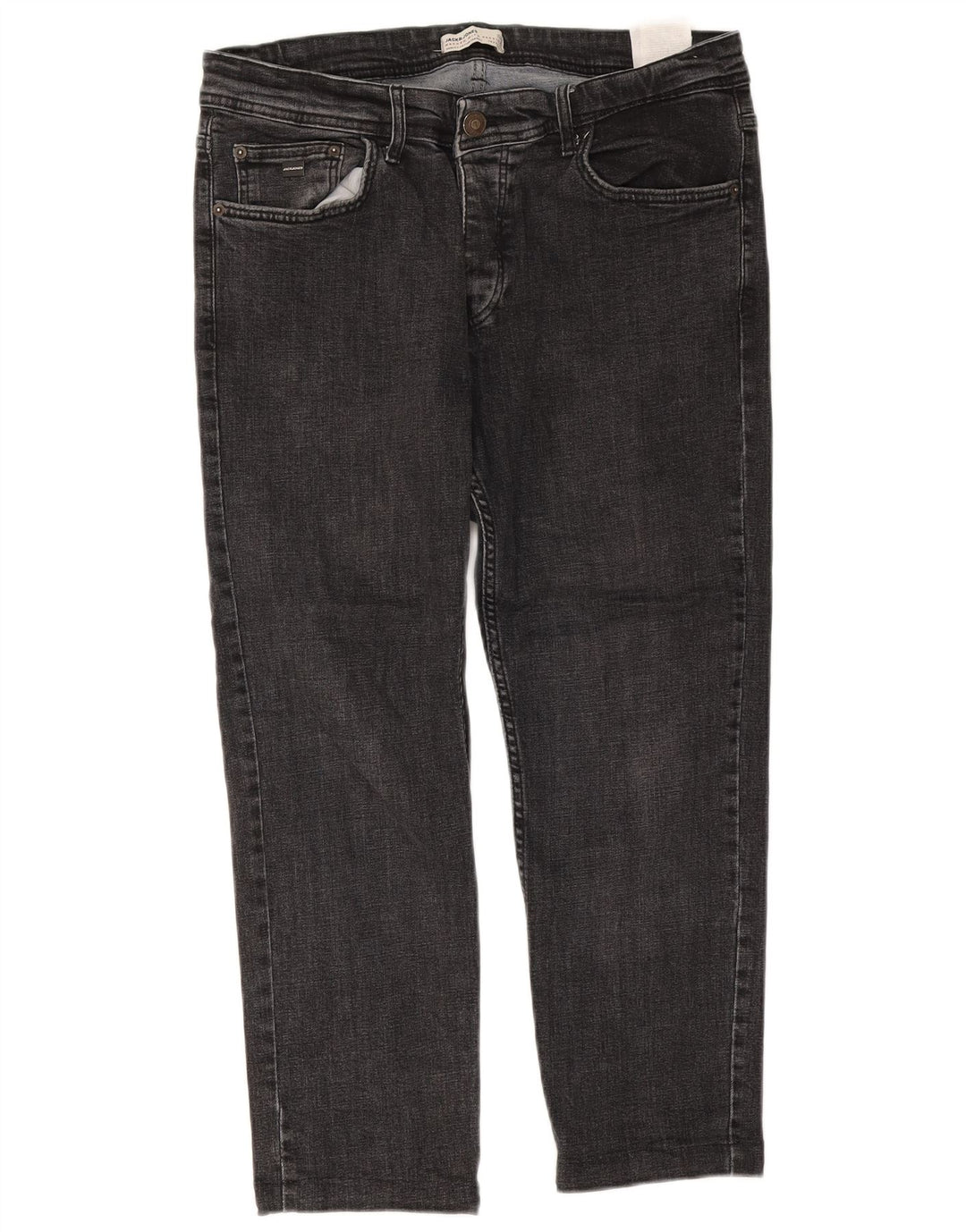 Calça jeans masculina Jack & Jones W34 L25 cinza