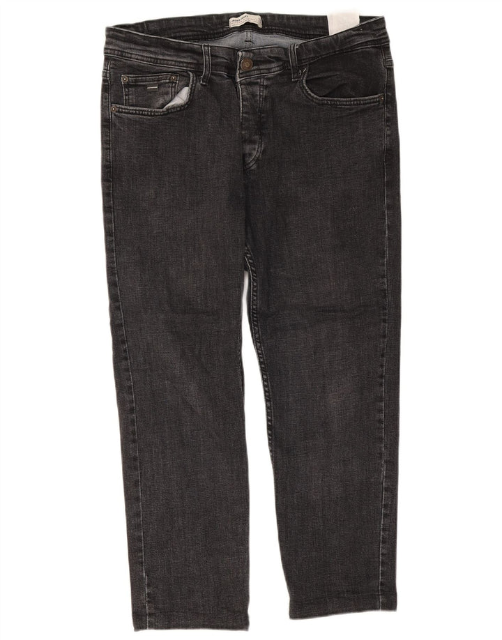 Calça jeans masculina Jack & Jones W34 L25 cinza