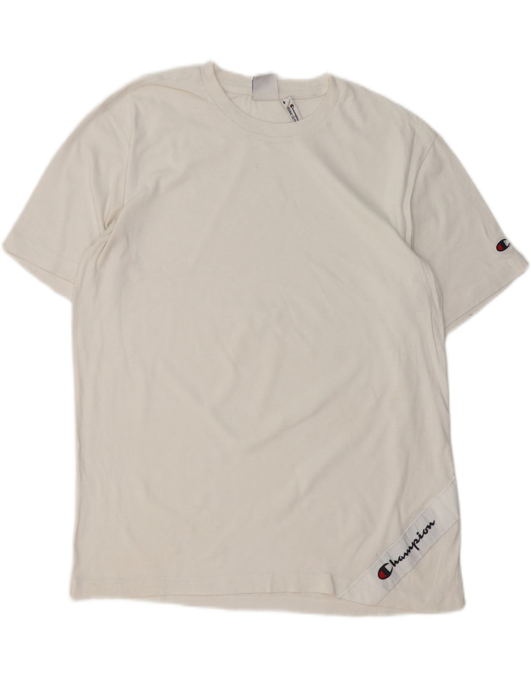 Camiseta masculina Champion grande algodão branco