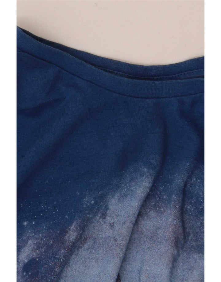 Adidas Camiseta Masculina Graphic Top Grande Algodão Azul