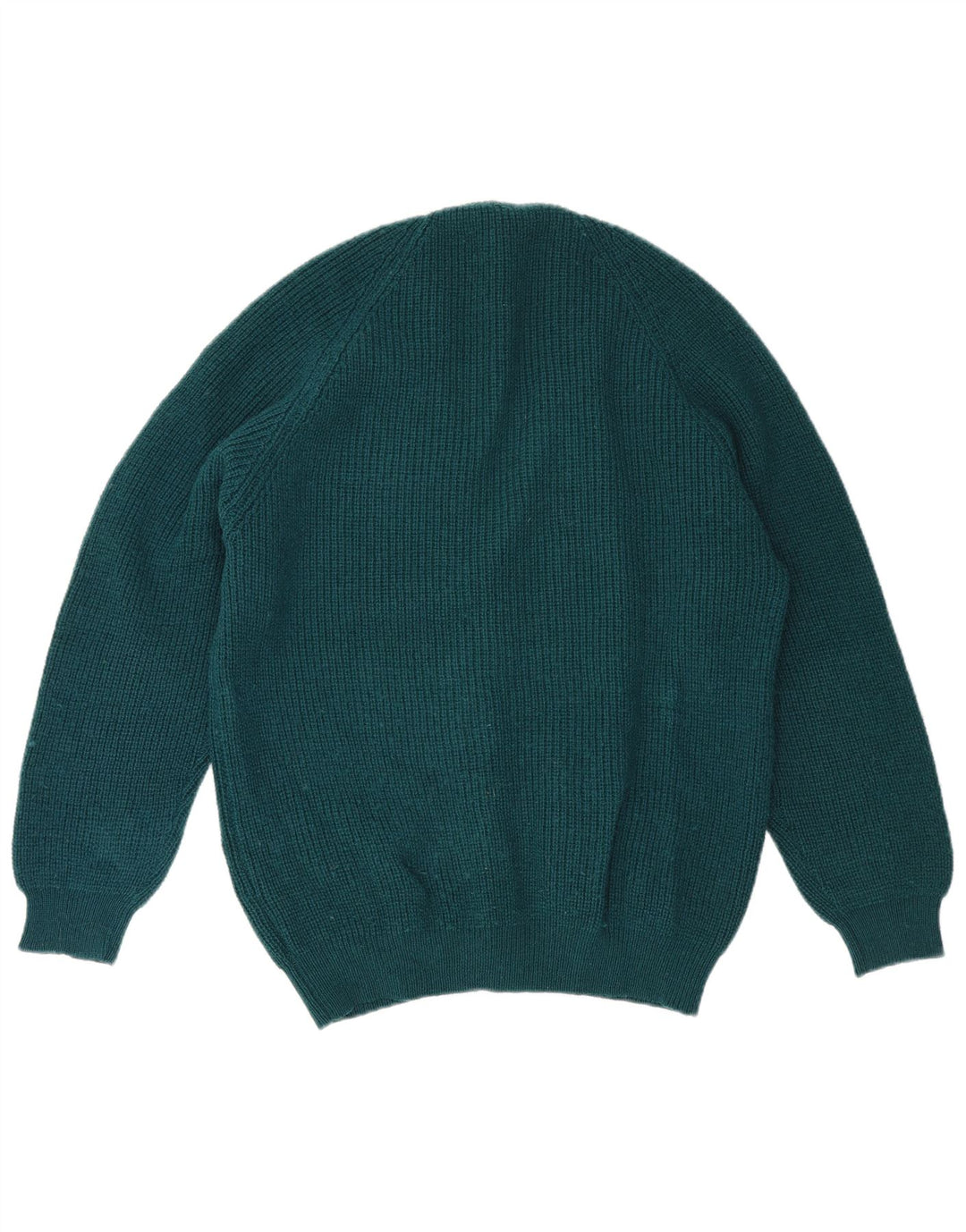 Suéter cardigã masculino vintage grande lã verde