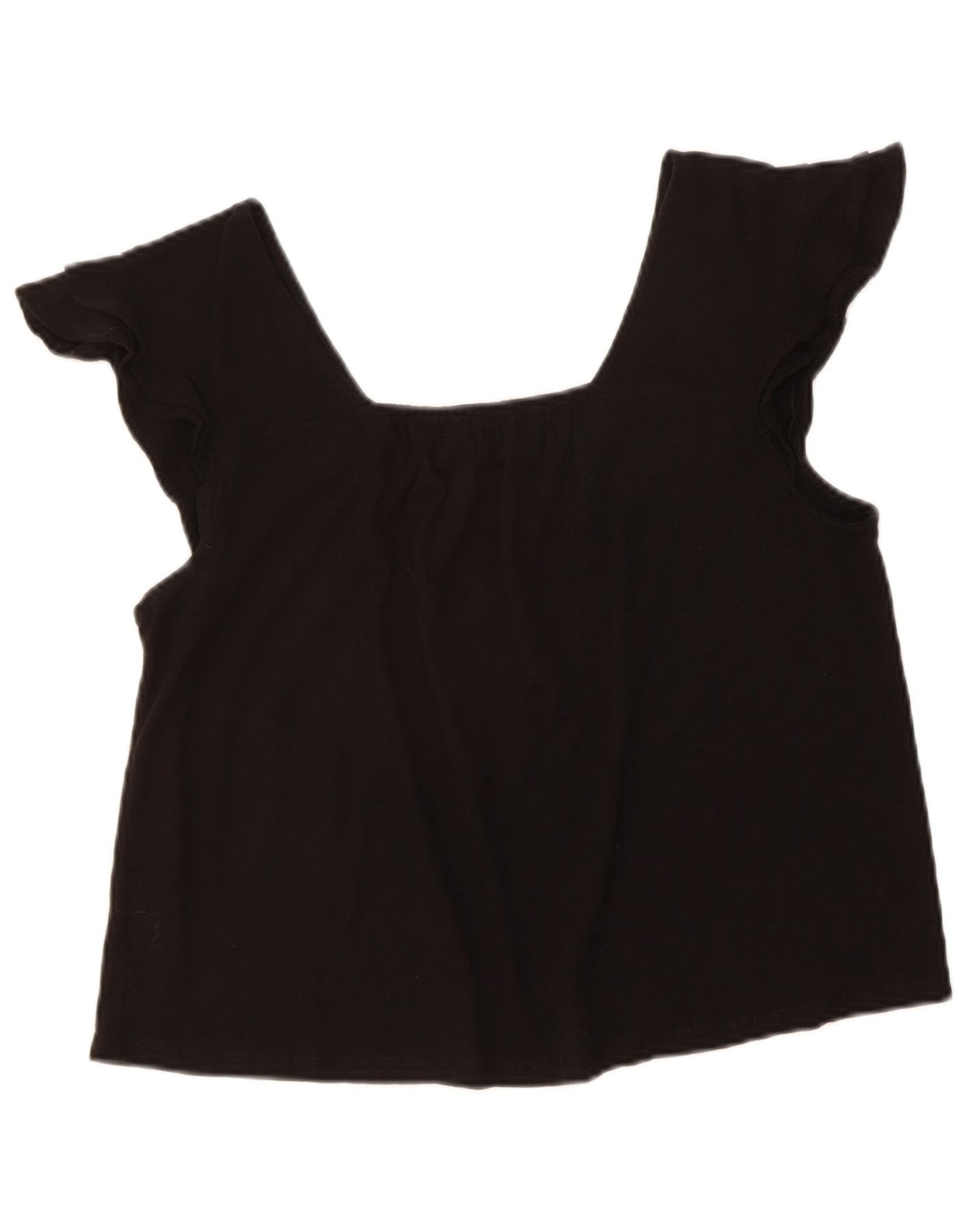 Top cropped feminino BENETTON UK 14 médio preto