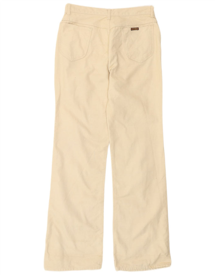 Rifle Mens Bootcut Jeans W38 L36 Off White Algodão