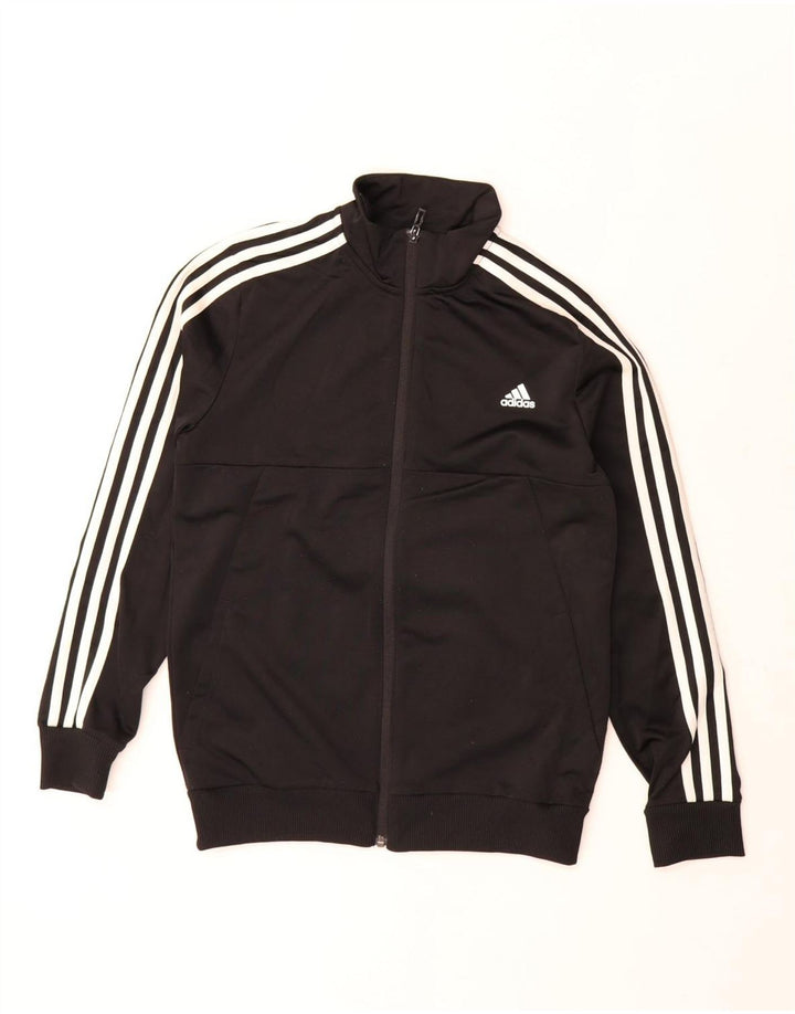 Casaco de treino ADIDAS Boys Climalite 13-14 anos preto poliéster