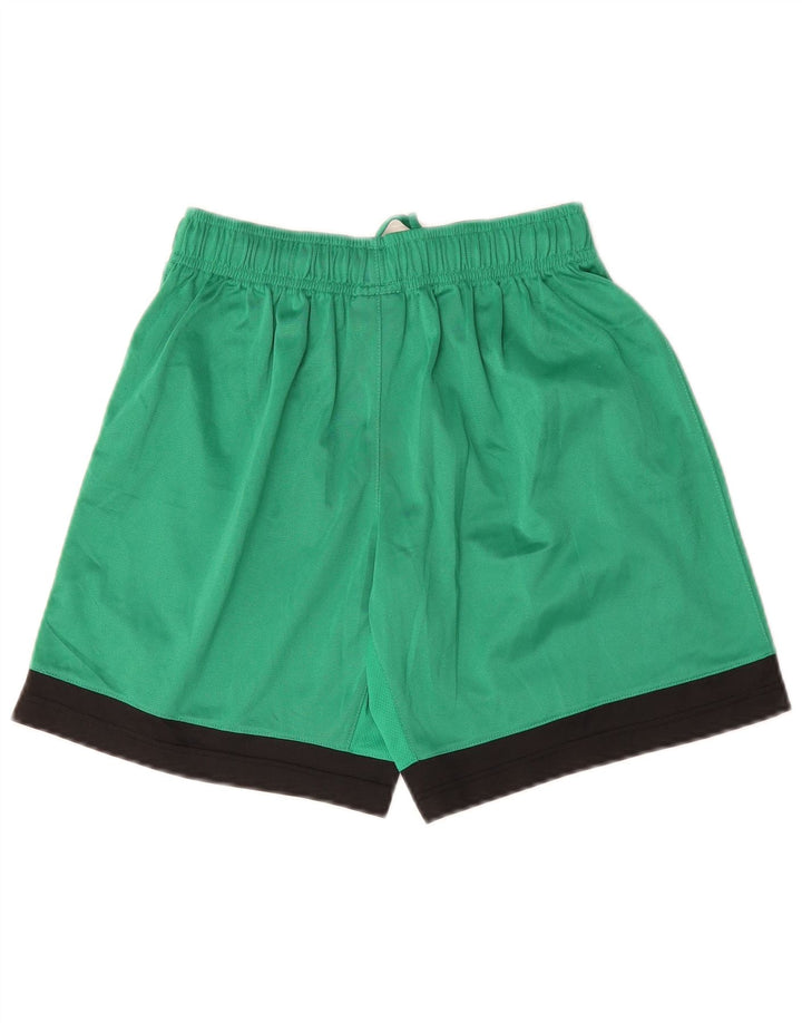 Shorts esportivos masculinos UMBRO em poliéster verde pequeno Colourblock