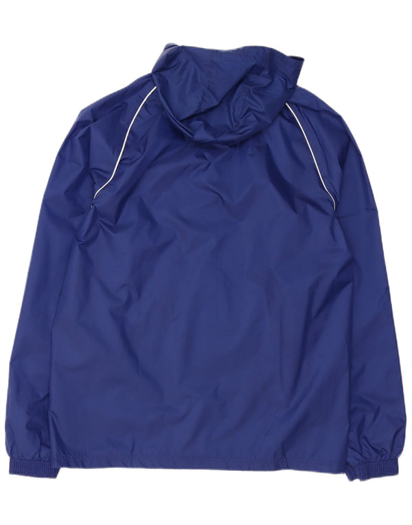 Adidas Mens Graphic Hooded Rain Jacket UK 38 Médio Azul Marinho Poliéster