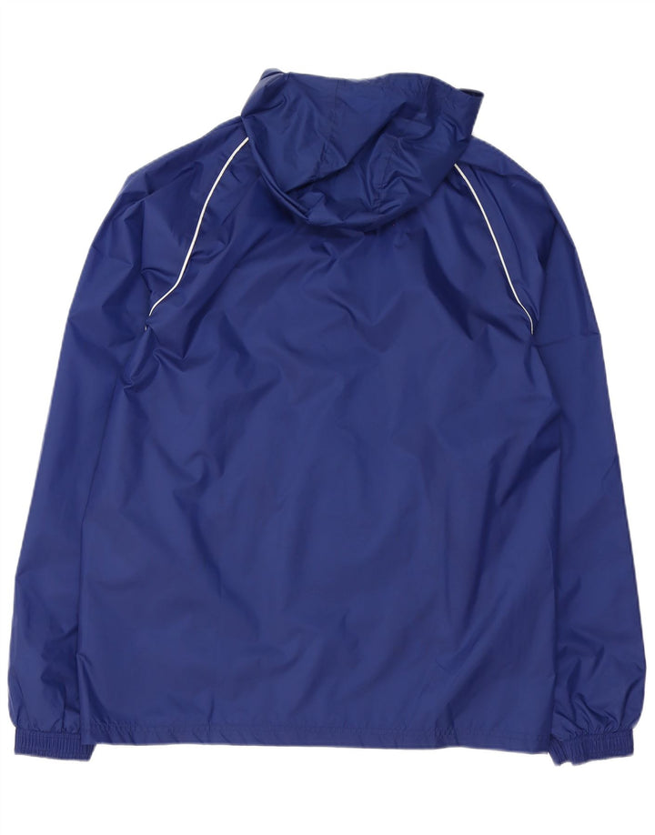 Adidas Mens Graphic Hooded Rain Jacket UK 38 Médio Azul Marinho Poliéster