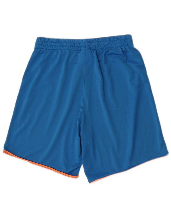 Shorts esportivos gráficos masculinos Adidas pequeno azul poliéster
