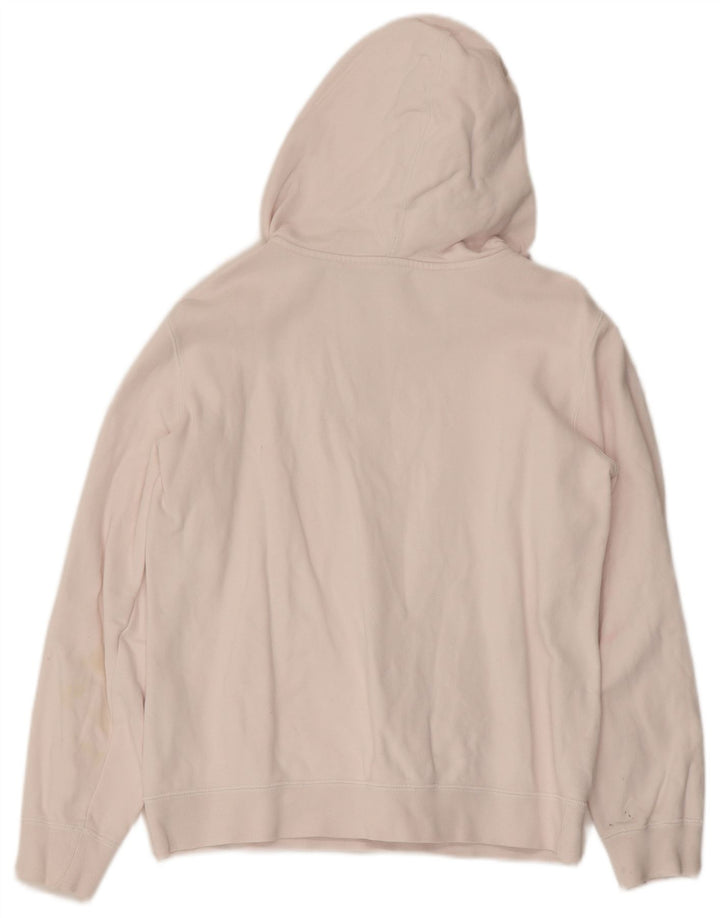 CHAMPION Suéter feminino com capuz gráfico 11-12 anos grande algodão branco