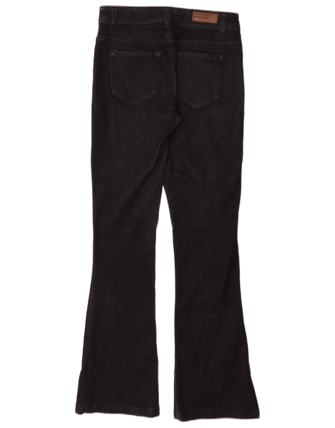 Benetton Jeans Bootcut Feminino W27 L30 Azul Marinho Algodão