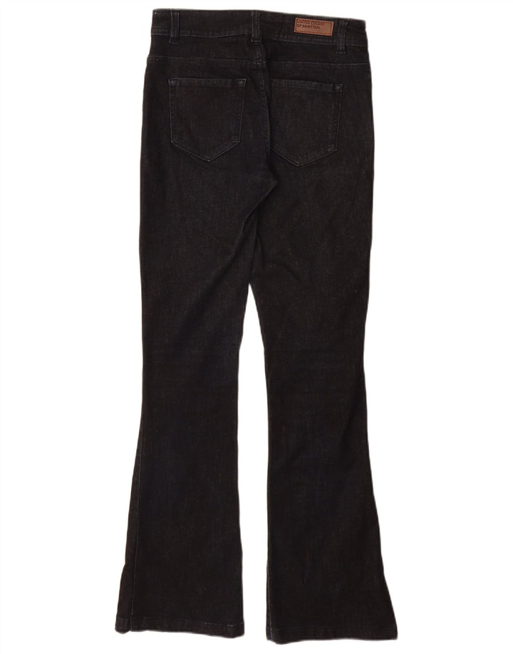 Benetton Jeans Bootcut Feminino W27 L30 Azul Marinho Algodão