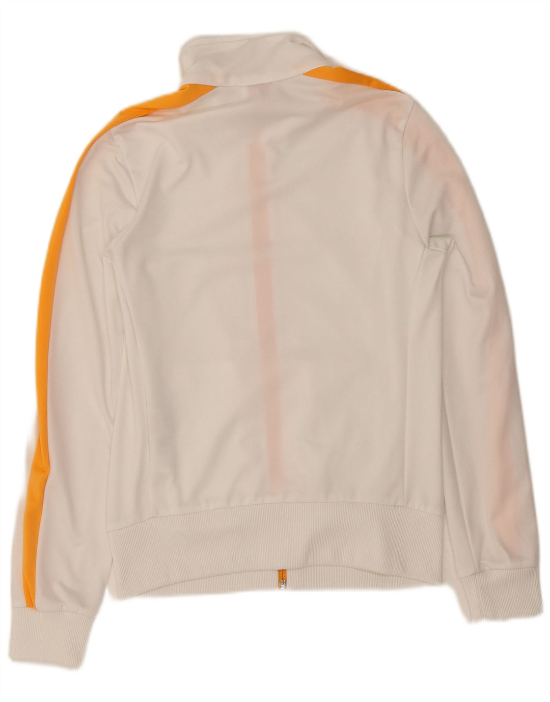 Puma Womens Tracksuit Top Jacket UK 12 Médio Branco Colourblock Poliéster