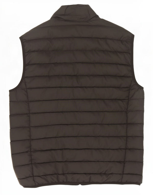 Colete acolchoado masculino Zara UK 42 XL preto
