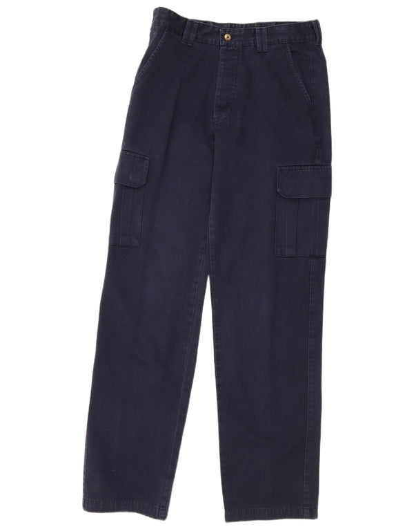 Calça cargo reta masculina Lee W33 L34 azul marinho