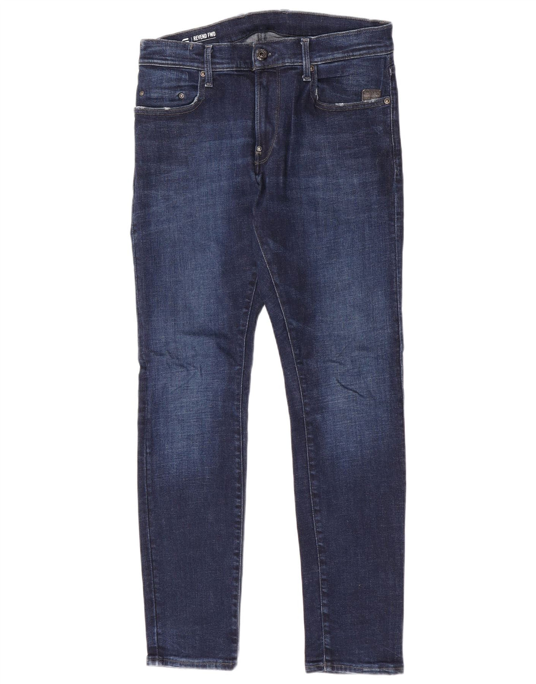G-Star Masculino Revend Slim Jeans W32 L32 Azul Algodão