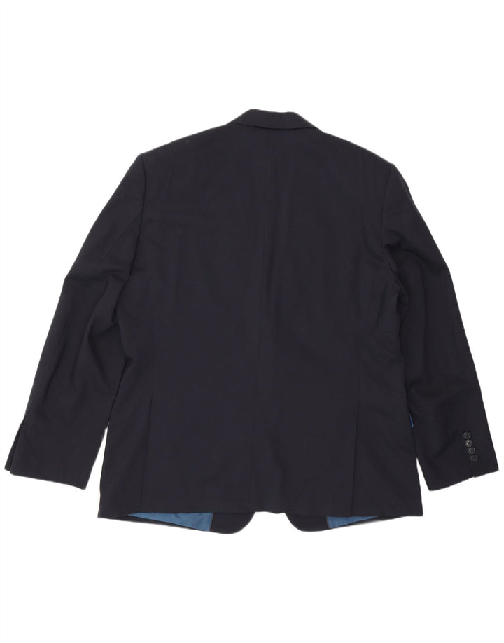 Jaqueta blazer masculina de 2 botões Marks & Spencer Reino Unido 38 médio azul marinho clássico