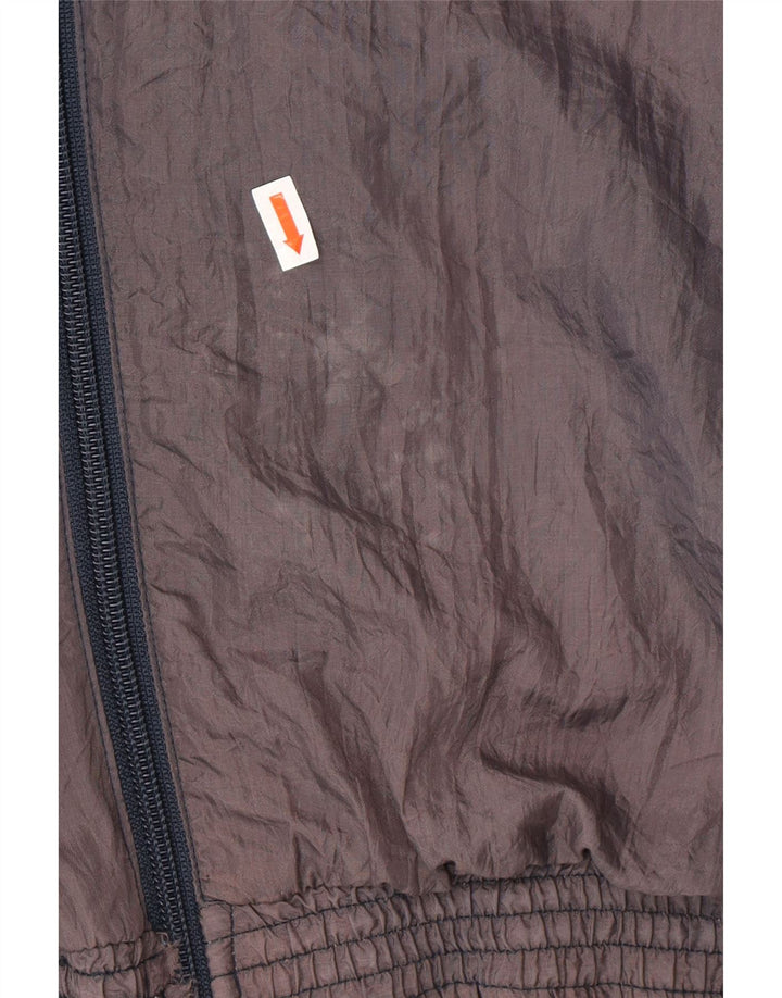 Jaqueta masculina VINTAGE de agasalho XL cinza colorblock