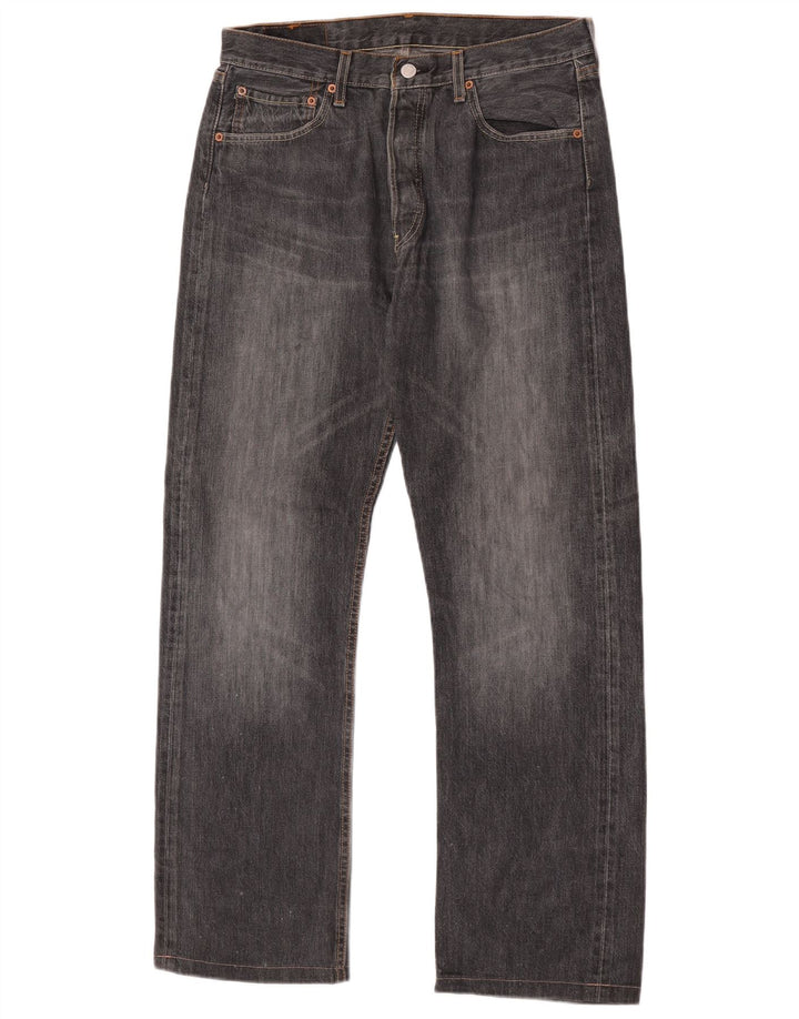 Jeans Levi's 501 Straight Masculino W33 L30 Cinza