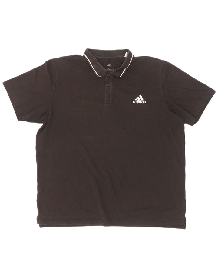 Camisa Polo Masculina Adidas XL Algodão Preto