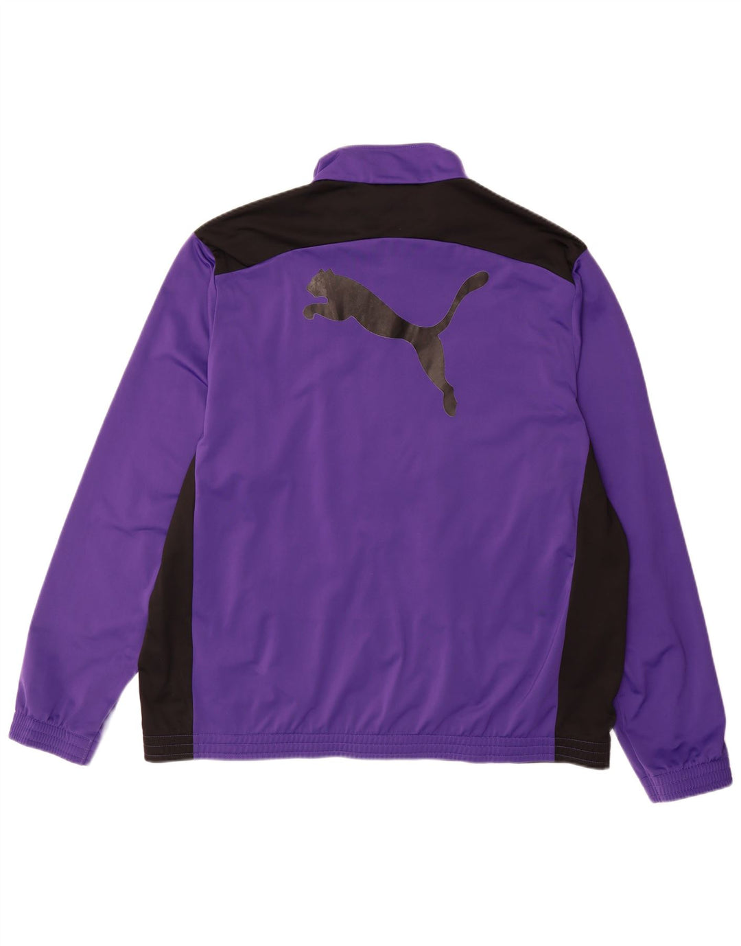 PUMA Mens Graphic Tracksuit Top Jaqueta 3XL Roxo Colourblock Poliéster