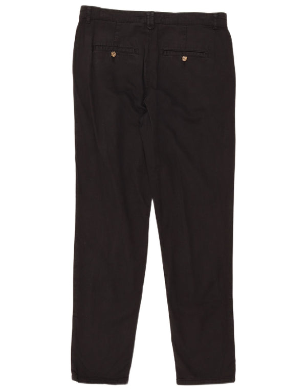 Zara Calça Chino Feminina Slim EU 36 XS W26 L28 Preta