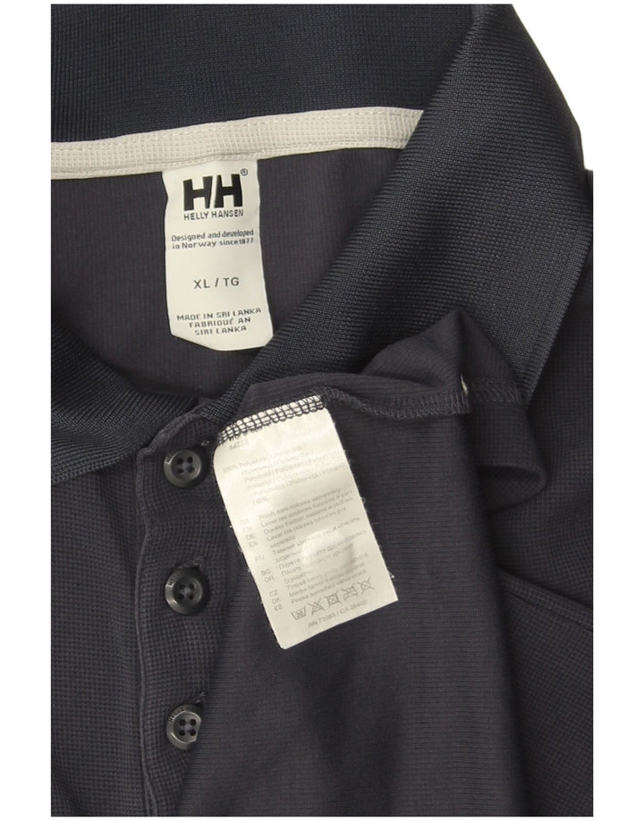 Camisa polo masculina HELLY HANSEN XL azul marinho poliamida