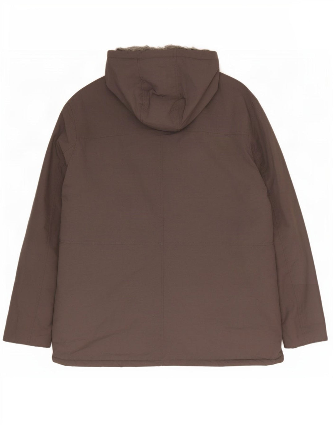 Jaqueta Parka masculina Refrigiwear com capuz UK 46 3XL cinza