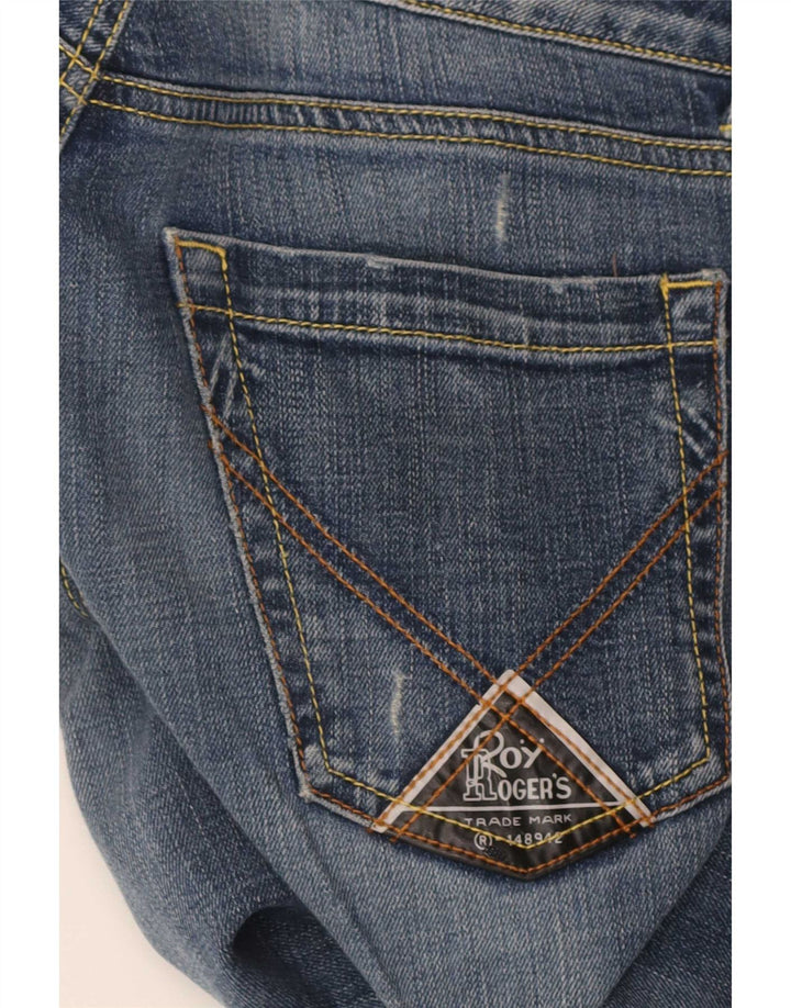 Calça jeans feminina Roy Rogers Seven Bell Slim W27 L29 azul