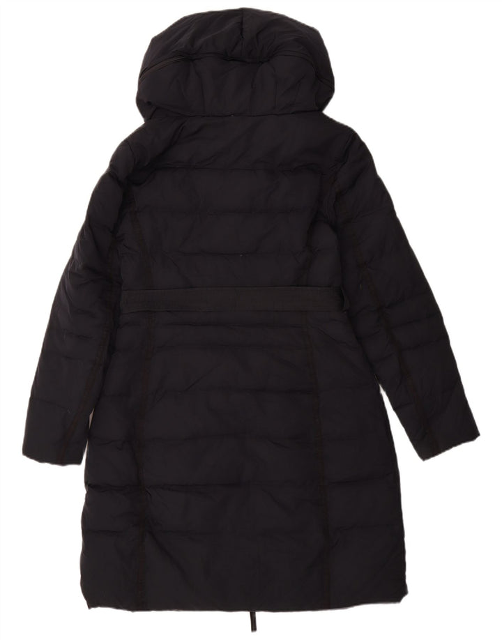 Casaco acolchoado feminino ZARA UK 14 poliéster azul marinho médio