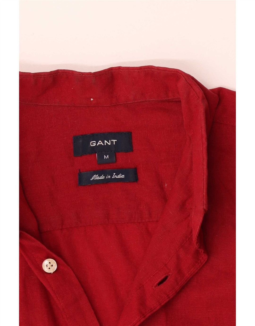 Camisa masculina Gant média vermelha