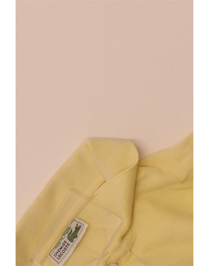 Camisa polo masculina Lacoste grande algodão amarelo