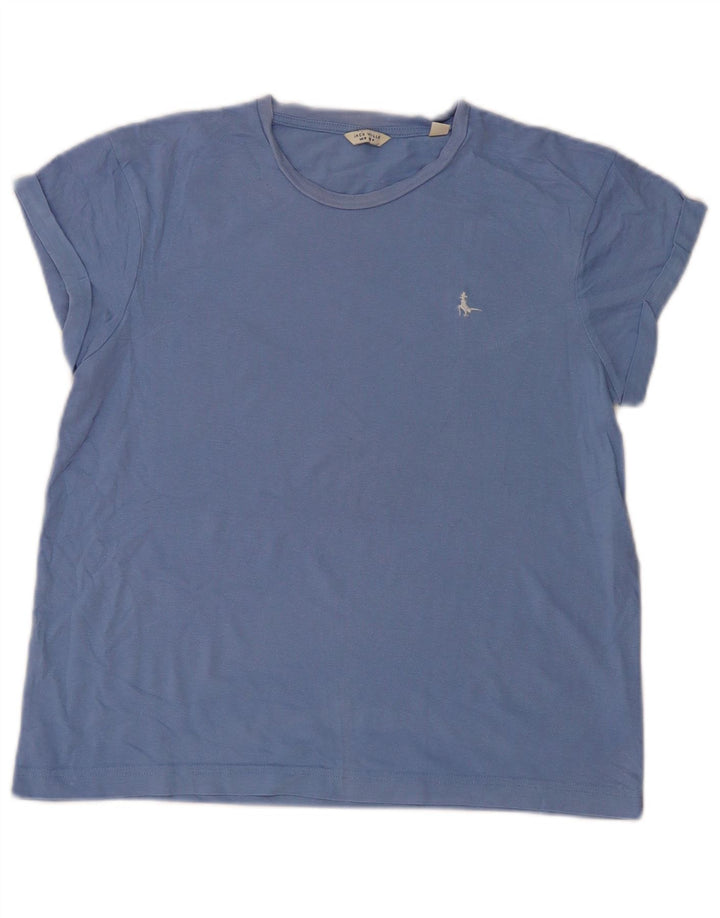 Camiseta feminina Jack Wills UK 8 algodão azul pequeno