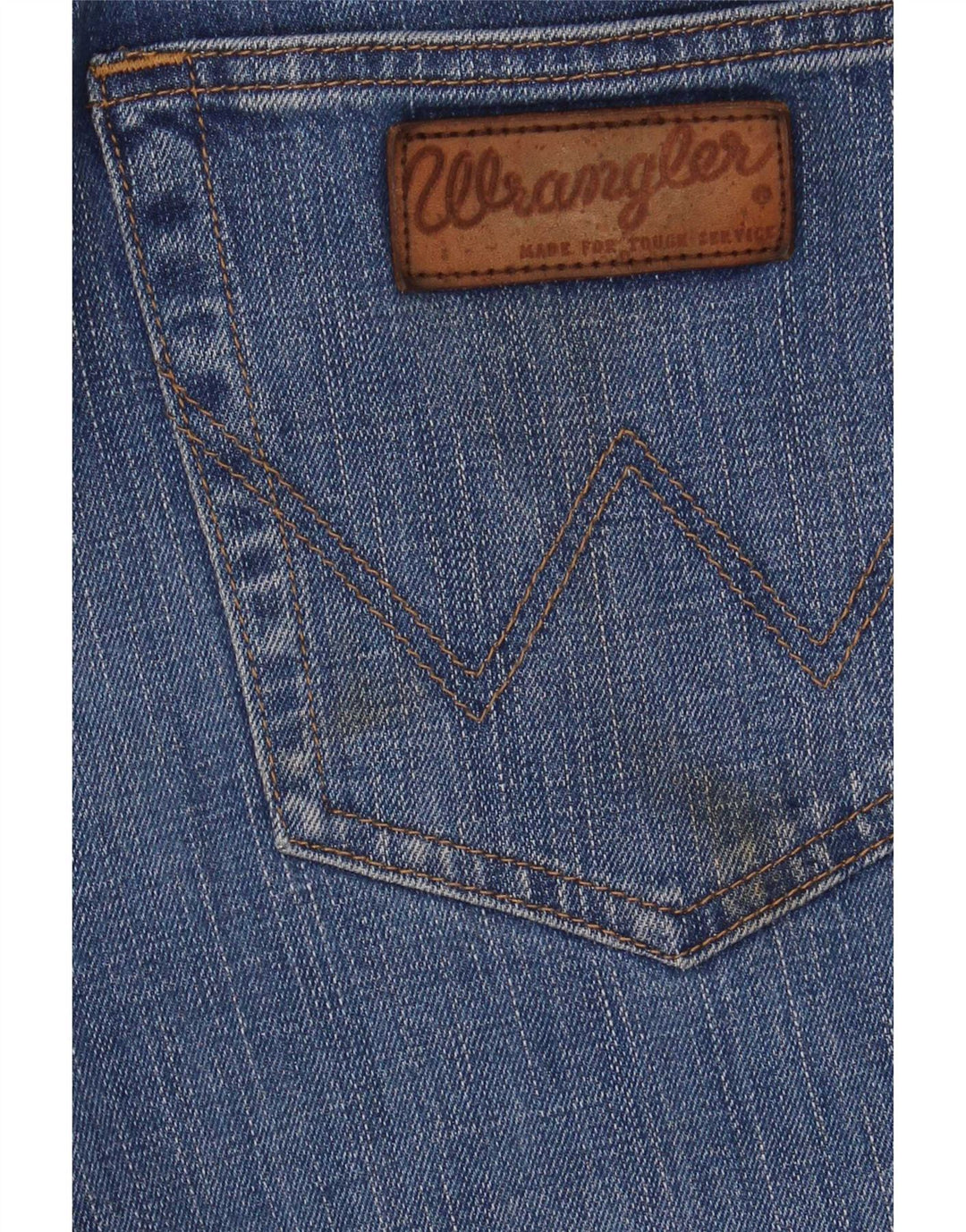 Wrangler Masculino Texas Stretch Straight Jeans W30 L32 Azul Algodão