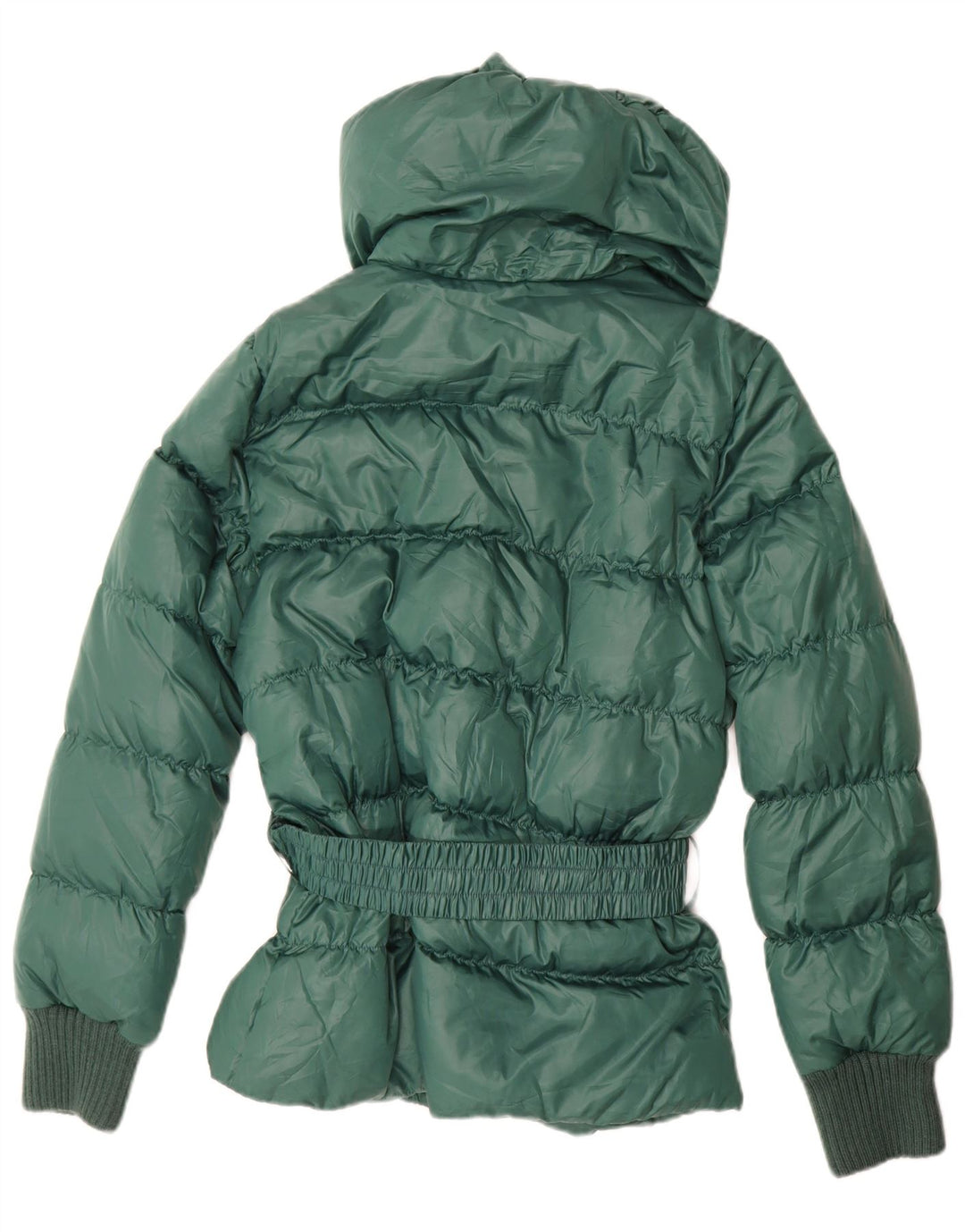 Jaqueta acolchoada feminina Sisley UK 16 grande verde