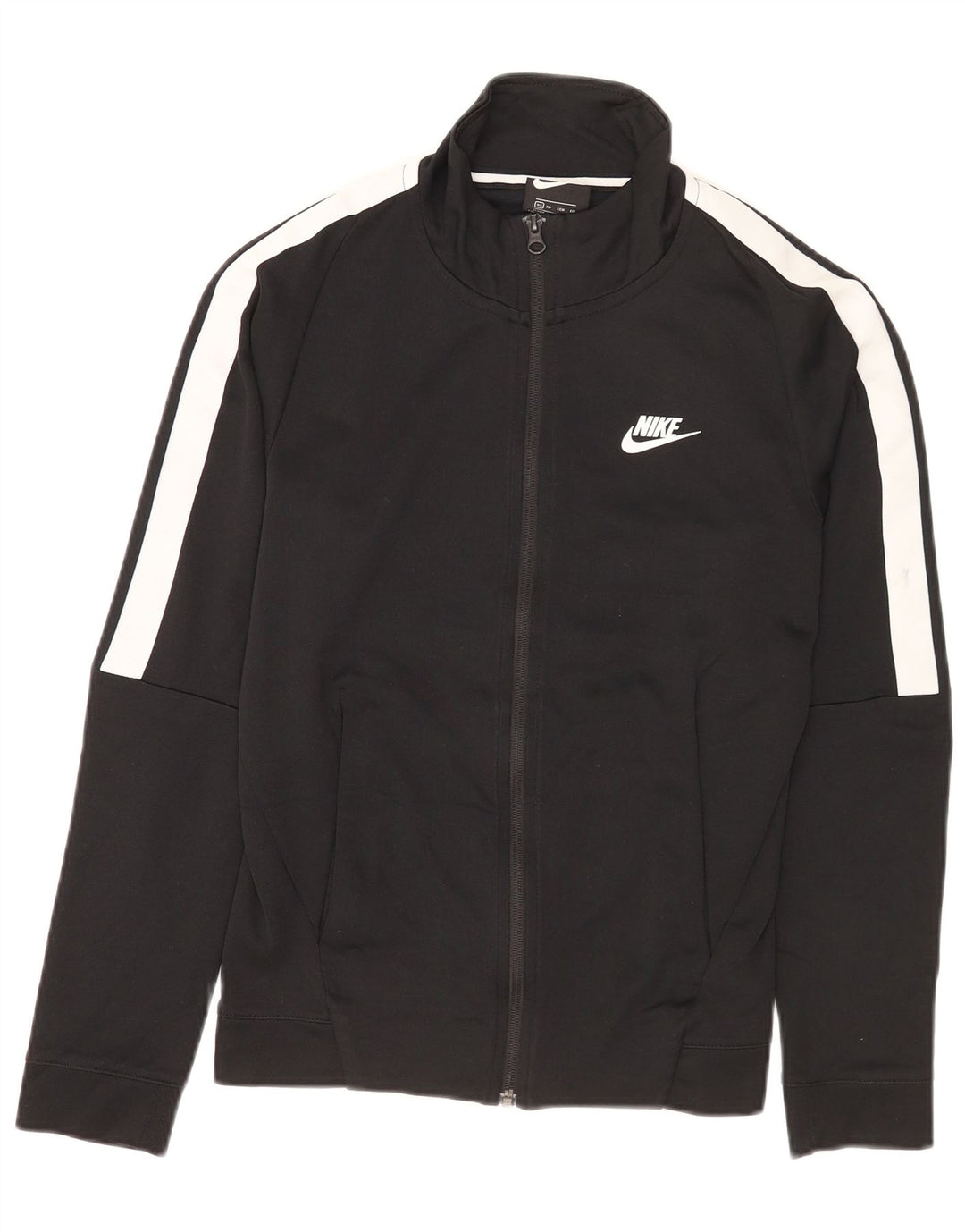 Nike Mens Tracksuit Top Jacket XS Preto Colourblock Algodão