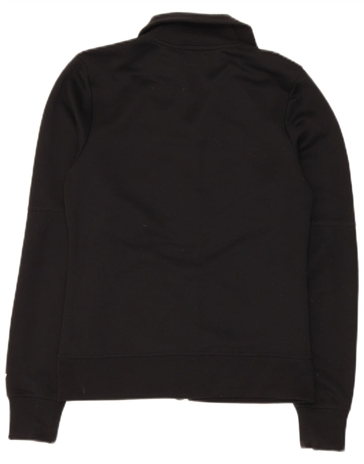 Freddy Womens Graphic Tracksuit Top Jacket UK 10 Pequeno Poliéster Preto